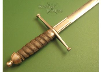 British. Royal Scots Officers Cross Hilt Broadsword #9