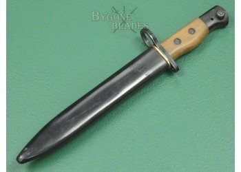 British Sterling Machine Carbine Bayonet. Hopkinson 1975. #2512005 #4