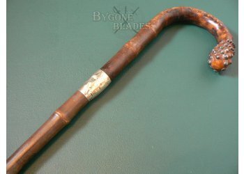 British Studded Root-Ball Sword Cane. #5