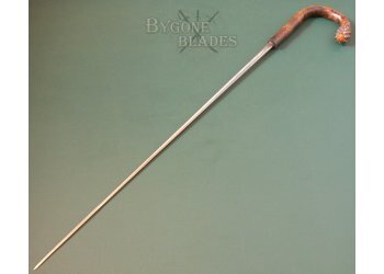 British Studded Root-Ball Sword Cane. #8