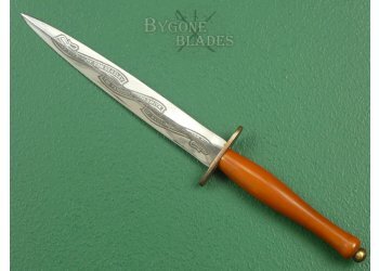British Tom Beasley Three Banner FS Commando Knife. Wilkinson 1946. #2203006 #8