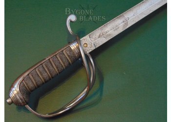 British Victorian 1821 Pattern Monogrammed Artillery Officers Sword. 1st Forfar Artillery #6