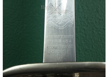 British Victorian 1897 Pattern Royal Engineer Submarine Miners Sword #14