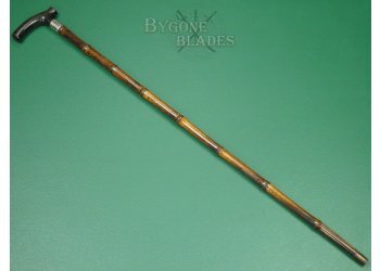British Victorian Derby Handle Sword Cane Circa 1890. #2402001 #3