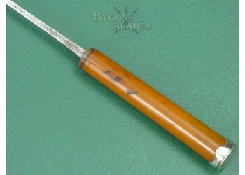 British Victorian Malacca Sword Cane. #2603005 #8