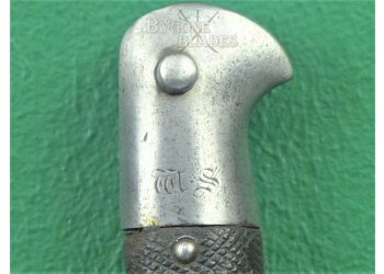British Volunteer Pattern 1856 Yataghan Sword Bayonet. Unit Marked #12