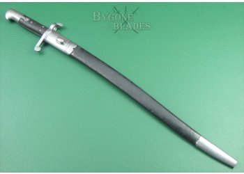 British Volunteer Pattern 1856 Yataghan Sword Bayonet. Unit Marked #3