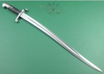 British Volunteer Pattern 1856 Yataghan Sword Bayonet. Unit Marked #5