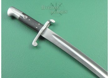 British Volunteer Pattern 1856 Yataghan Sword Bayonet. Unit Marked #7