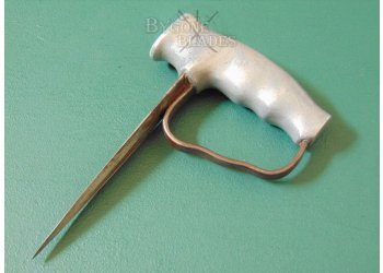 British WW1 Robbins Dudley Trench Knife. 2nd Devonshire Regiment WW1 Provenance. #2108004 #2