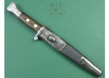 British WW1 Trench Fighting Knife. 1888 Pattern Bayonet Conversion. #2107004 #3