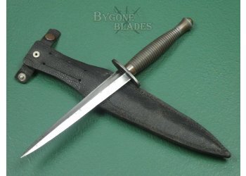 British WW2, 1944 Production Third Pattern F-S Fighting Knife. R.I.F. #2410013 #2