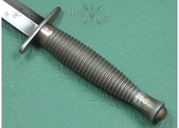 British WW2, 1944 Production Third Pattern F-S Fighting Knife. R.I.F. #2410013 #8