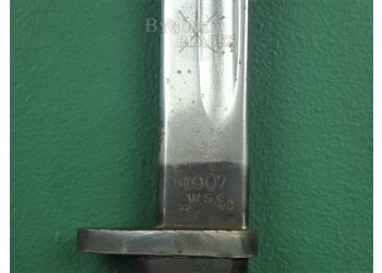British WW2 Shortened P1907 Bayonet Fighting Knife. Wilkinson 1942 #7