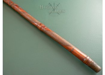 Carved Japanese Root Ball Sword Cane #6