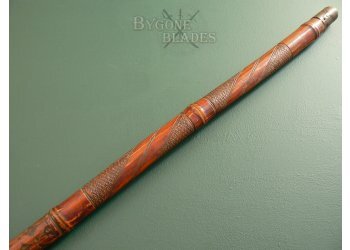 Carved Japanese Root Ball Sword Cane #8