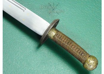 Chinese Late Qing Dynasty Duandao. 19th Century Chinese Hanger Sword. #2407025 #12