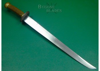 Chinese Late Qing Dynasty Duandao. 19th Century Chinese Hanger Sword. #2407025 #5