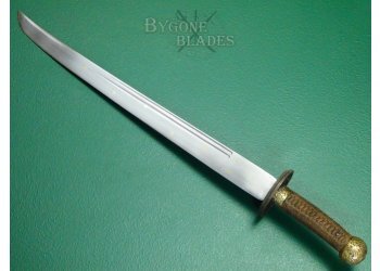 Chinese Late Qing Dynasty Duandao. 19th Century Chinese Hanger Sword. #2407025 #8