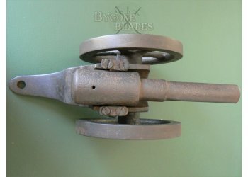 Edwardian/WW1 Cast Iron Signal Cannon #8