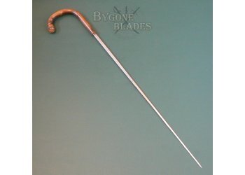 English Bamboo Rootball Sword Cane. Toledo Blade #4