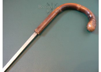 English Bamboo Rootball Sword Cane. Toledo Blade #7