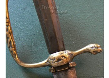 French 17th Century Colichemarde Hunting Sword, Hanger #11