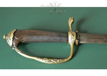 French 17th Century Colichemarde Hunting Sword, Hanger #13