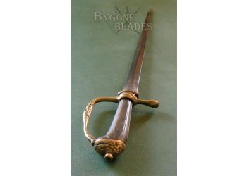 French 17th Century Colichemarde Hunting Sword, Hanger #4