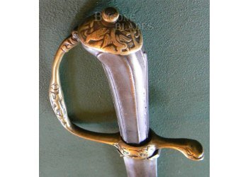 French 17th Century Colichemarde Hunting Sword, Hanger #9