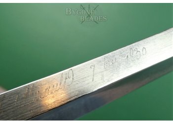 French 1829 Mounted Artillery Trooper&#039;s Sabre. Chatellerault 1830 #12