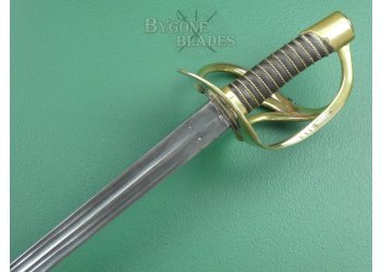 French AN XI Napoleonic Wars Cuirassier Sword. Klingenthal 1814. Versailles Hilt. #8