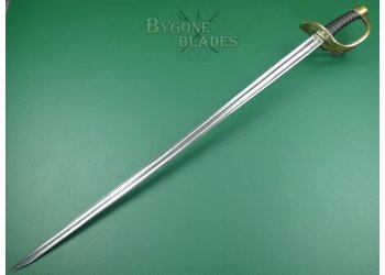 French AN XI Napoleonic Wars Cuirassiers Sword. Klingenthal 1814 #6