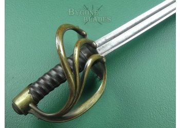 French AN XI Napoleonic Wars Cuirassiers Sword. Klingenthal 1814 #9