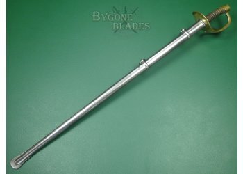 French AN XI Waterloo Period Napoleonic Cuirassiers Sword. Matching Numbered Scabbard. #2312001 #4