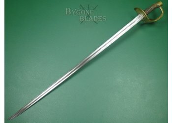 French AN XI Waterloo Period Napoleonic Cuirassiers Sword. Matching Numbered Scabbard. #2312001 #7