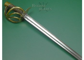 French AN XI Waterloo Period Napoleonic Cuirassiers Sword. Matching Numbered Scabbard. #2312001 #8