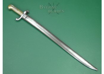 French M1842 Yataghan Sword Bayonet. Chatellerault 1856. #2307001 #3