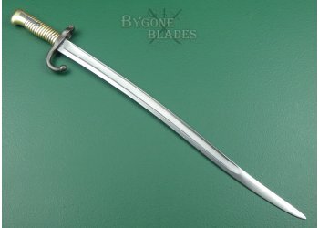 French M1866 Chassepot Musket Sword Bayonet. Matching Serial Numbers #5