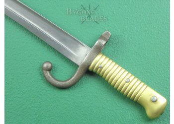 French M1866 Chassepot Musket Sword Bayonet. Matching Serial Numbers #8