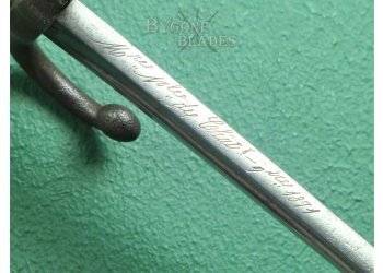 French M1866 Chassepot Musket Sword Bayonet. Matching Serial Numbers #10