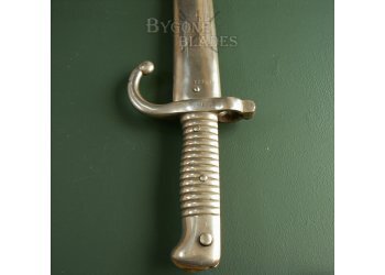 French M1866 Nickel-Plated Police Issue Chassepot Bayonet #6