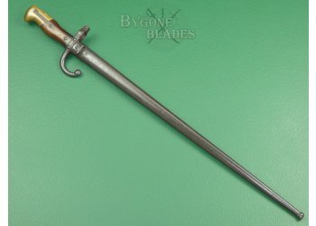 French M1874 Gras Rifle Bayonet. Matching Numbers. St Etienne 1878. #2206018 #3