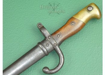 French M1874 Gras Rifle Bayonet. Matching Numbers. St Etienne 1878. #2206018 #5