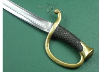 French Model 1829 Mounted Artillery Troopers Sabre. Crimean War. Chatellerault 1854 #10