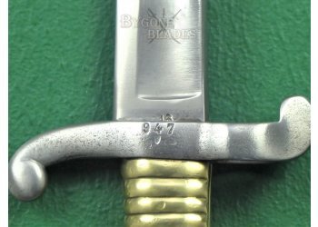 French Model 1842 Yataghan Sword Bayonet. Chatelleault 1848 #12