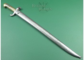 French Model 1842 Yataghan Sword Bayonet. Chatelleault 1848 #3