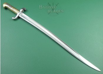French Model 1842 Yataghan Sword Bayonet. Chatelleault 1848 #5