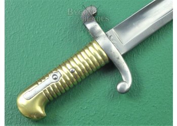 French Model 1842 Yataghan Sword Bayonet. Chatelleault 1848 #9