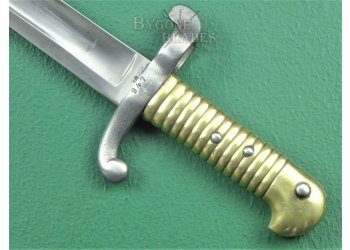 French Model 1842 Yataghan Sword Bayonet. Chatelleault 1848 #10